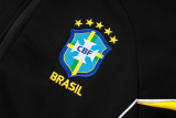 2026-27 Brazil Jordan Black Jacket Tracksuit #A26067