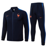 2026-27 France Royal blue Jacket Tracksuit #A26069