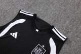 2026-27 Spain Black Tank top and shorts suit #D26057