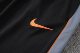 2026-27 Netherlands Black Half Pull Tracksuit (半拉链)