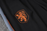 2026-27 Netherlands Black Half Pull Tracksuit (半拉链)