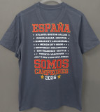 2026 Spain Dark gray Campeones High Quality T-Shirt (深灰)(三叶标)