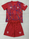 2026-27 Rangers Red Goalkeeper Kids Soccer Jersey