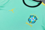 2026-27 Brazil Jordan Light green Training Short Suit