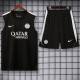2026-27 PSG Black Tank top and shorts suit