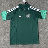 2026-27 Celtic Green Polo Short Sleeve (半拉链)