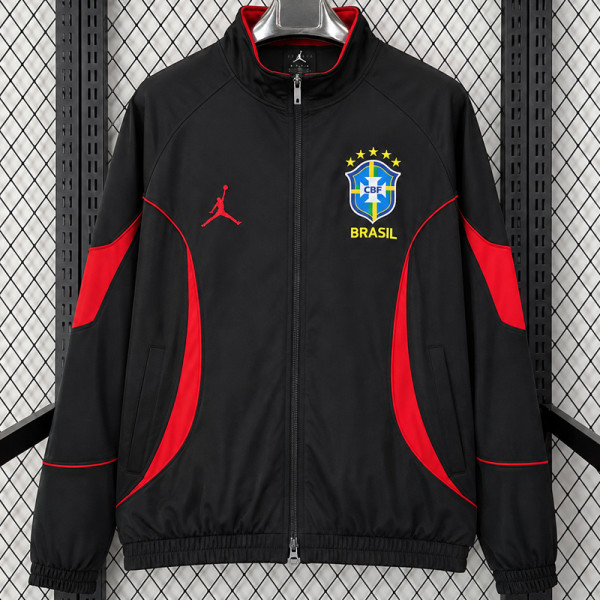2026-27 Brazil Jordan Black Windbreaker