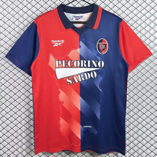 1996-1997 Cagliari Home Retro Soccer Jersey