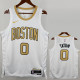 2025-26 Celtics TATUM #0 White City Edition Top Quality Hot Pressing NBA Jersey