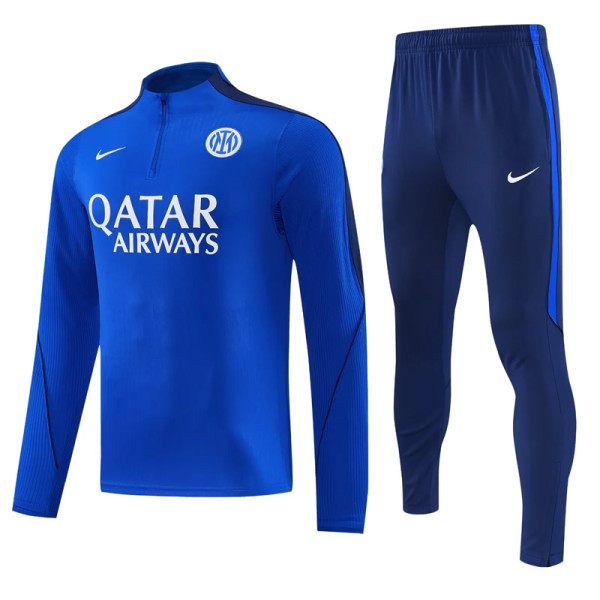 2026-27 INT Fancy blue Half Pull Tracksuit (半拉链)