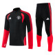 2026-27 Man Utd Black Half Pull Tracksuit (半拉链)