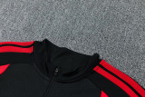 2026-27 Man Utd Black Half Pull Tracksuit (半拉链)