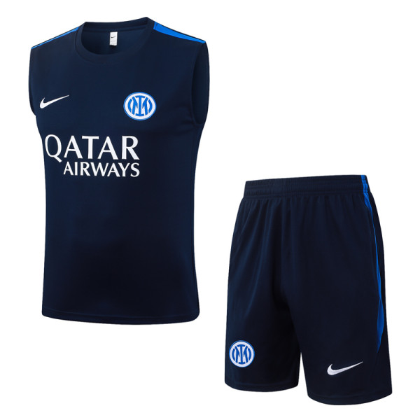 2026-27 INT Royal blue Tank top and shorts suit #D26071