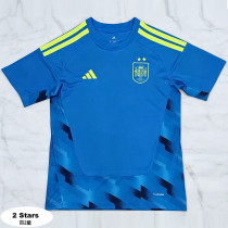 2026-27 Spain Blue Goalkeeper Fans Soccer Jersey (2星)