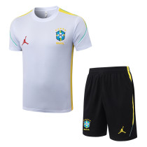 2026-27 Brazil White Training Short Suit #J26060