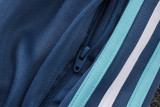 2026-27 Argentina Gray Blue Jacket Tracksuit #A26080