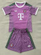 2026-27 Bayern Purple Goalkeeper Kids Soccer Jersey