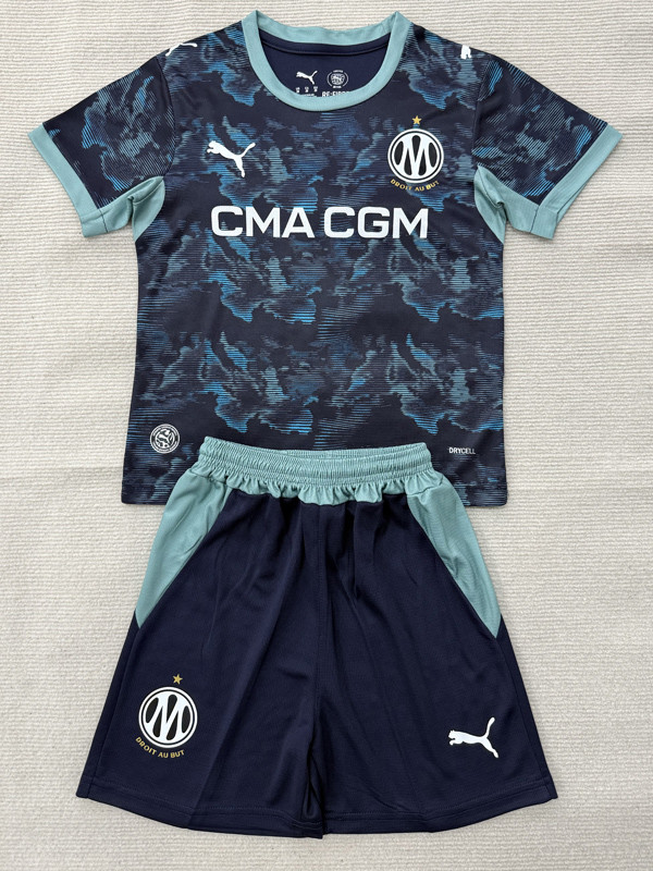 2026-27 Marseille Away Kids Soccer Jersey
