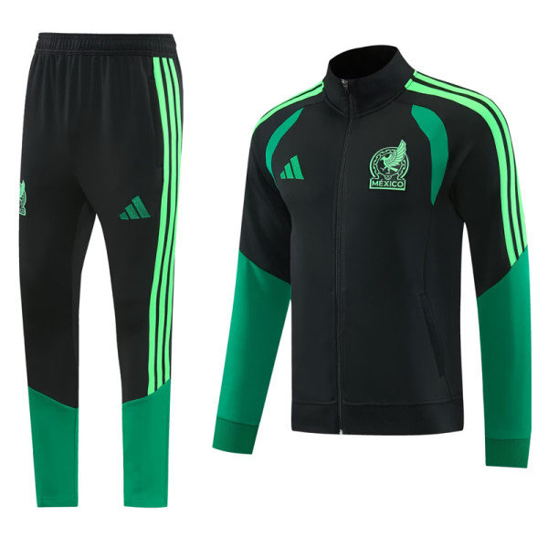 2026-27 Mexico Black Jacket Tracksuit #02