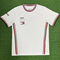 2026 Cadillac White T-Shirts Racing Suit (Football Jersey Size)(圆领)