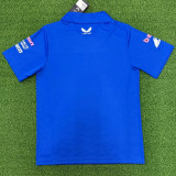 2026 高山队 Blue Polo Racing Suit (Football Jersey Size)(有领)