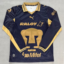 2026-27 Pumas UNAM Away Long Sleeve Soccer Jersey (长袖)