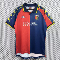 1999-2000 Genoa Home Retro Soccer Jersey