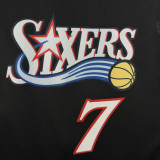 2025-26 76ERS BROWN #7 Black Top Quality Hot Pressing NBA Jersey (V领)