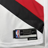 2025-26 Trail Blazers MORANT #1 White Top Quality Hot Pressing NBA Jersey (V领)
