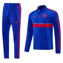 2026-27 Man Utd Fancy blue Jacket Tracksuit #07