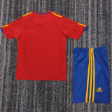 2010 Spain Home Kids Retro Soccer Jersey