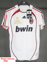 2006-2007 ACM Away Player Version 球员 Retro Soccer Jersey