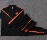 2026-27 Netherlands Black Jacket Tracksuit # A26083