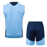 2026-27 Ajax Light blue Tank top and shorts suit #D26074