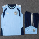 2026-27 Ajax Light blue Tank top and shorts suit #D26074