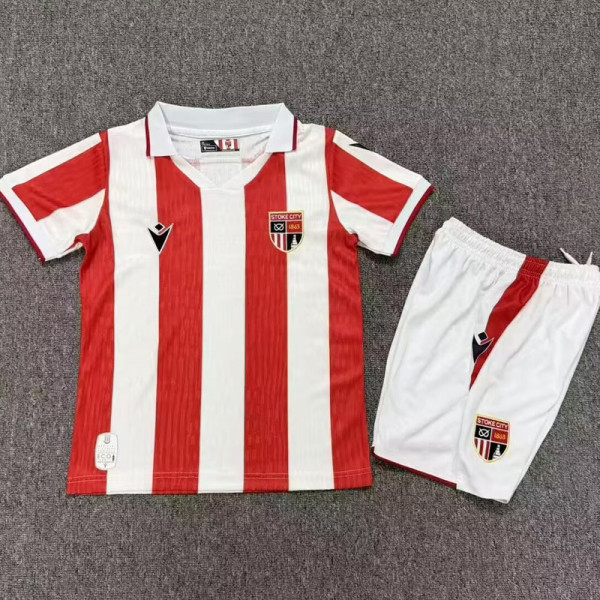 2026-27 Stoke City Home Kids Soccer Jersey