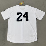 2026-27 Mamba  # 24 White Casual Edition Baseball Jersey