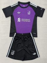2026-27 LIV Purple Goalkeeper Kids Soccer Jersey