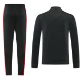 2026-27 Man Utd Black Jacket Tracksuit #01