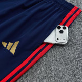 2026-27 Bayern Royal blue Windbreaker Suit (Hoodie)(风衣套装)