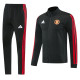2026-27 Man Utd Black Jacket Tracksuit #01