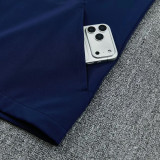2026-27 Bayern Royal blue Windbreaker Suit (Hoodie)(风衣套装)