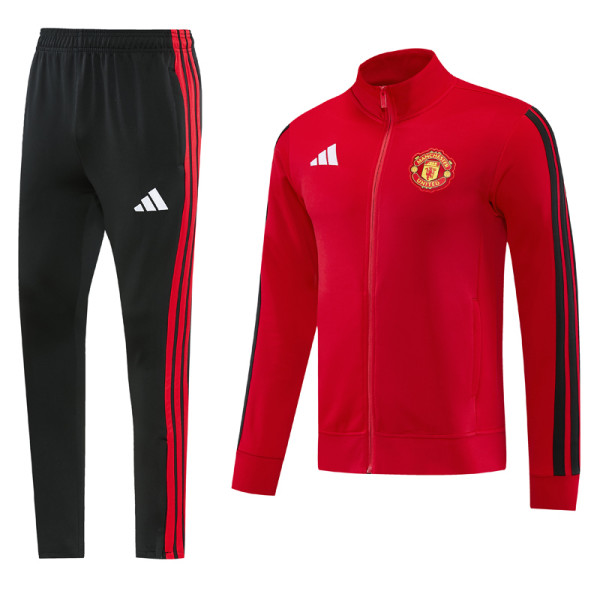 2026-27 Man Utd Red Jacket Tracksuit #01