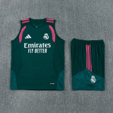 2026-27 RMA Dark green Tank top and shorts suit