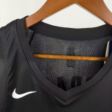 2025-26 Trail Blazers MORANT #1 Black Top Quality Hot Pressing NBA Jersey (V领)