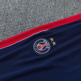 2026-27 PSG Royal blue Half Pull Tracksuit (半拉链)