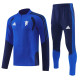2026-27 Man Utd Fancy blue Half Pull Tracksuit (半拉链)