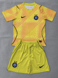 2026-27 INT Yellow Goalkeeper Kids Soccer Jersey