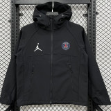 2026-27 PSG Jordan Black Outdoor Jackets #K8802冲锋衣