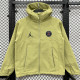 2026-27 PSG Jordan Yellow Green Outdoor Jackets #K8802冲锋衣